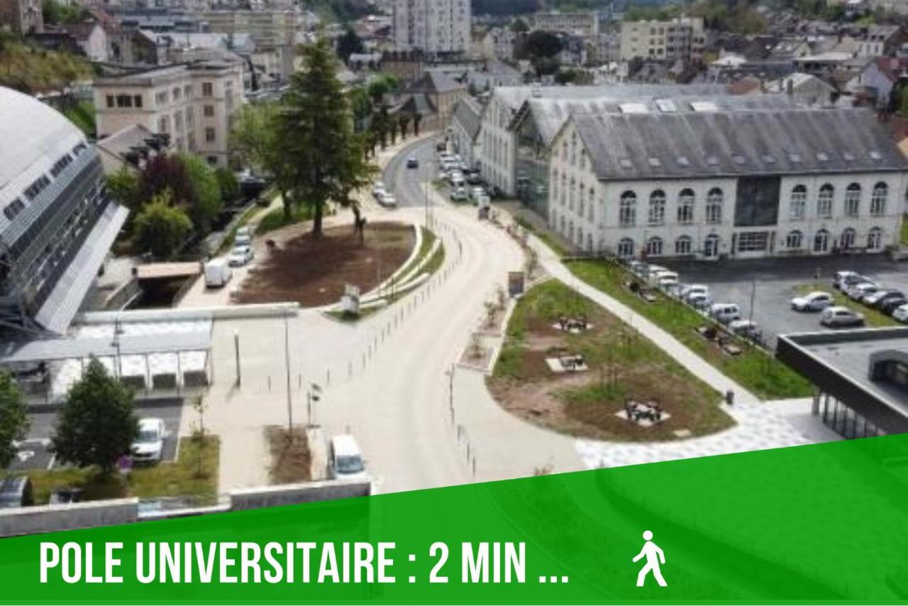 Lumineux appartement, 3min de la gare, équipé fibre, bonsejour19 Tulle Extérieur photo